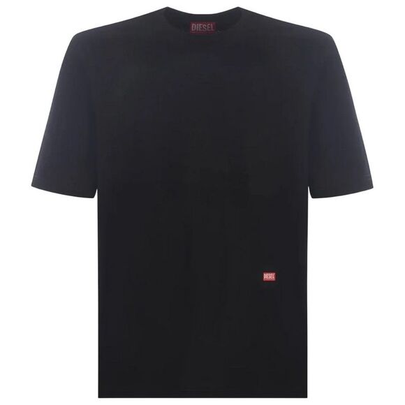 Diesel Unisex Adult Graffiti Logo T-Shirt / Black